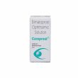 Careprost Bimatoprost Ophthalmic Solution eyelash growth serum box with teal accents and matching bottle, front view