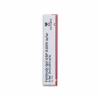 Tretinoin Gel 0.05% white tube with blue accents, labeled acne treatment gel, standing upright on plain background