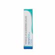 Tretinoin-microsphere-0.04% acne treatment gel tube with white and blue label, shown beside matching box